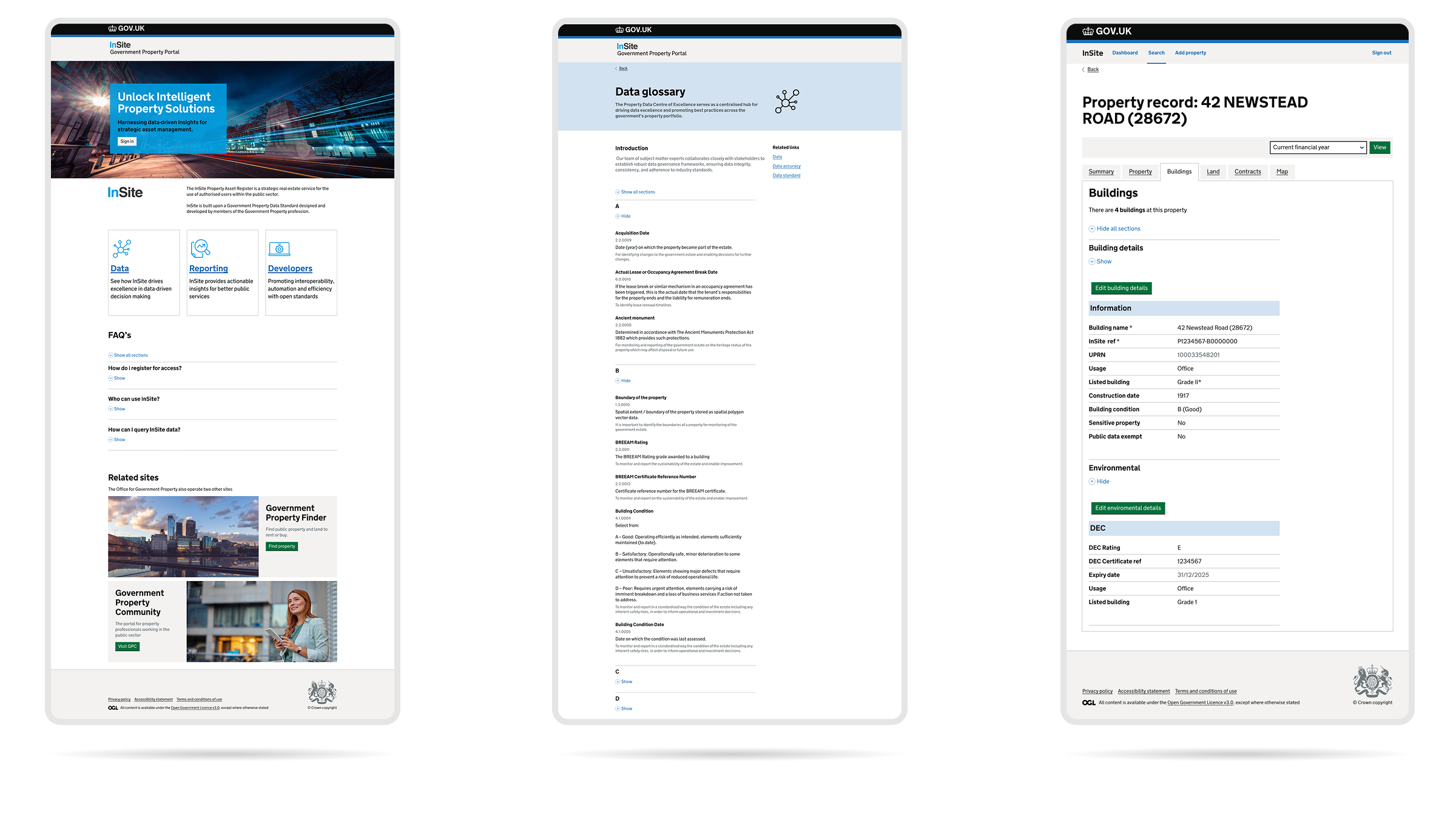 GOV.UK section 5