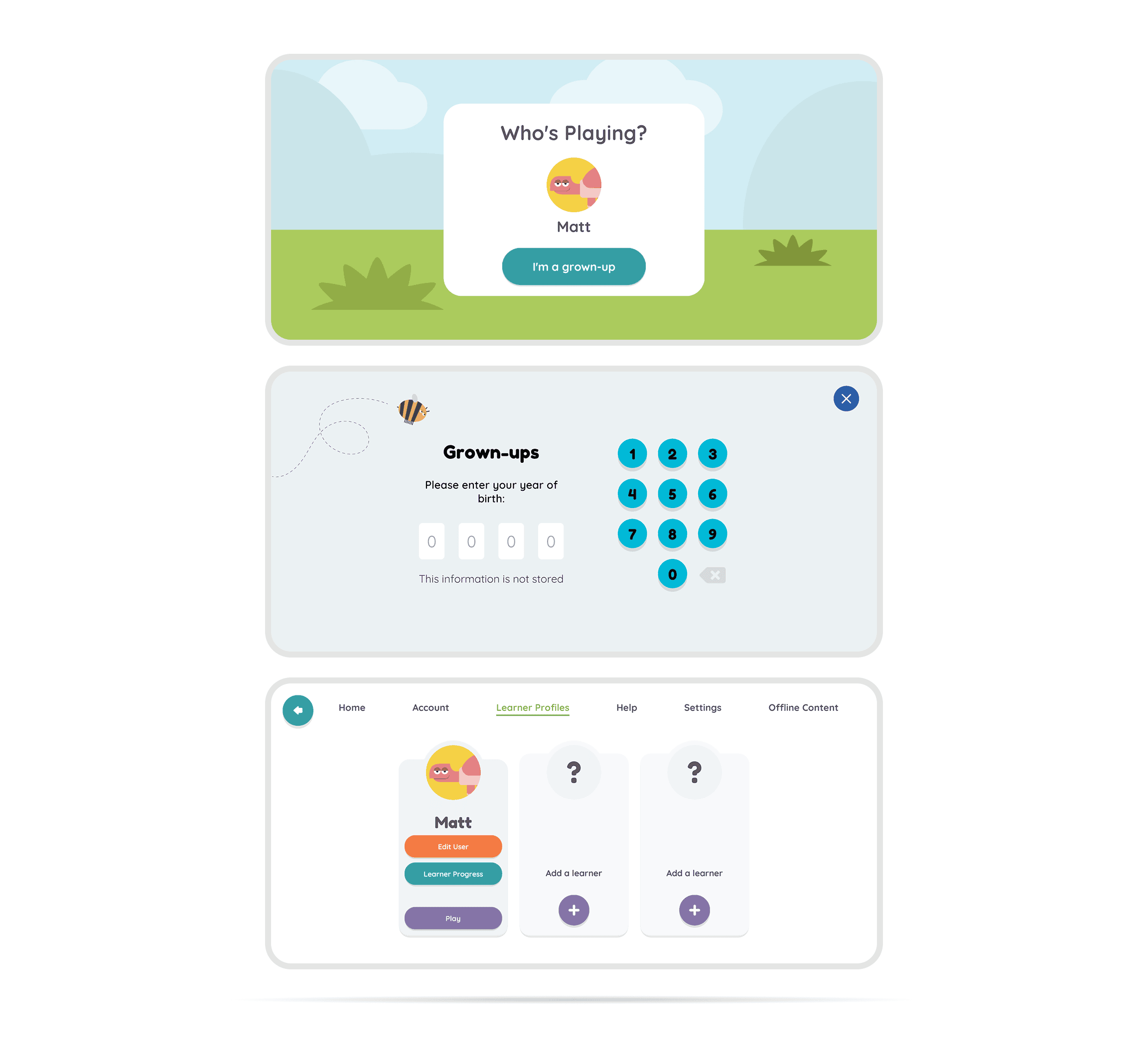 Hooked on Phonics parent dashboard