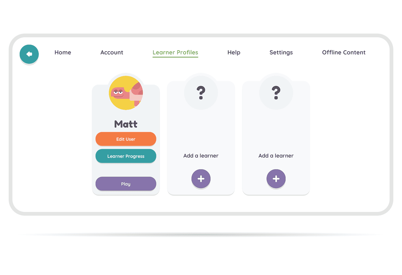 Hooked on Phonics parent dashboard