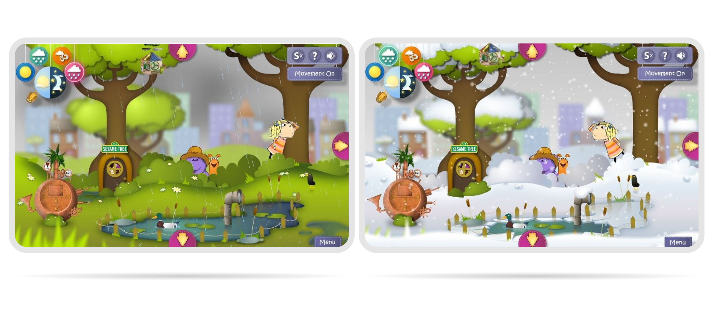 My CBeebies Garden scaffolded interactions